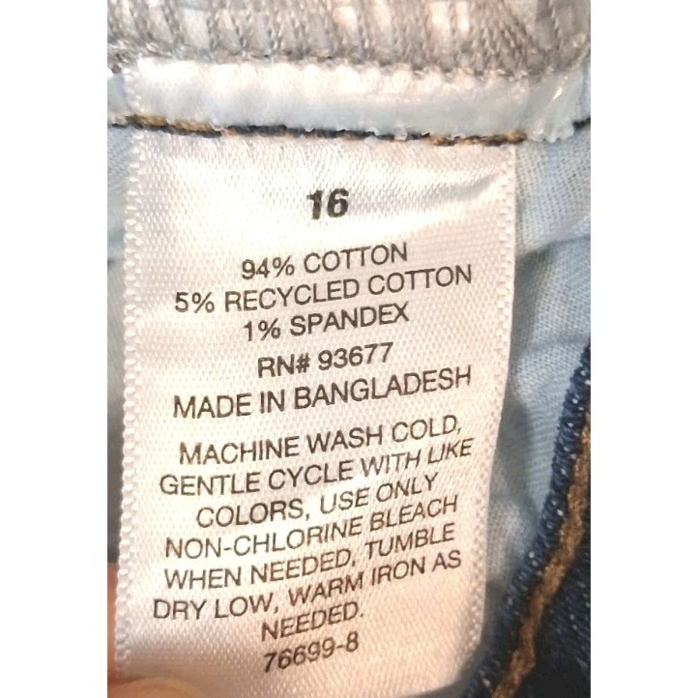 A.N.A High Rise Wide Leg Jeans Women Size 16 Barrel - Picture 7 of 9